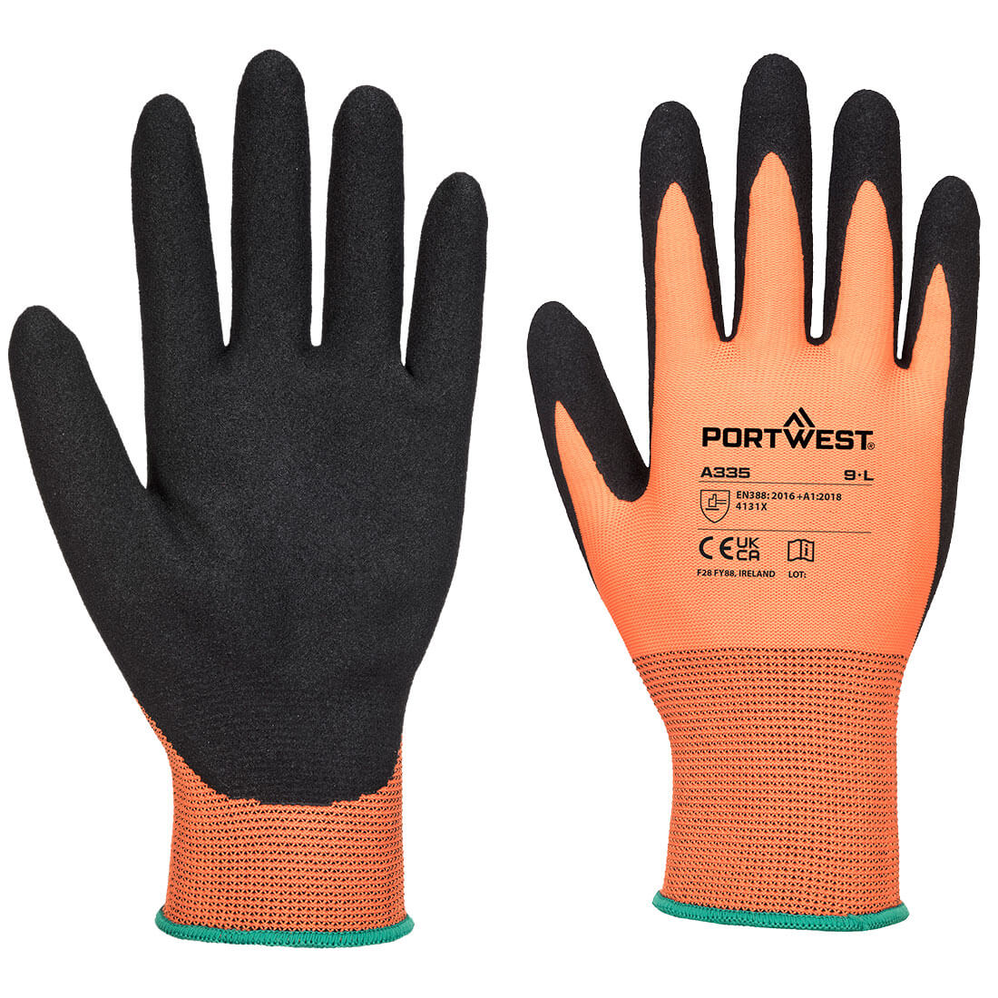 Portwest A335 – Dermi-Grip NPR15 Nitrile Sandy kesztyű