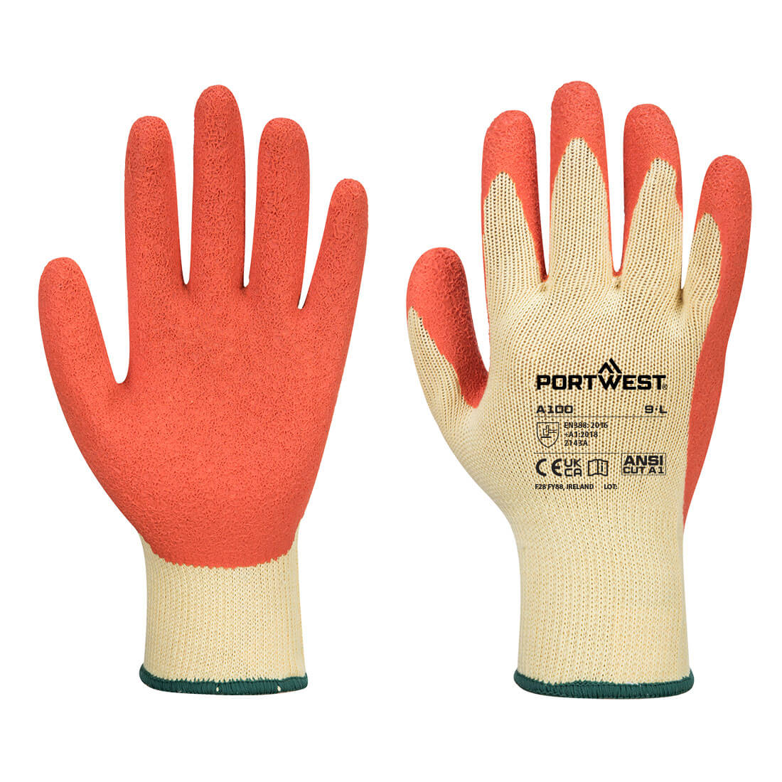 Portwest Mártott latex védőkesztyű