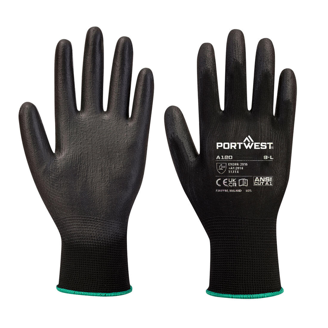 Portwest Nylon védőkesztyű PU tenyérmártott